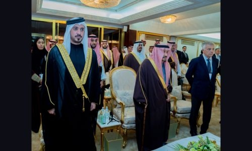 HH Shaikh Khalid bin Hamad attends Saudi Games opening