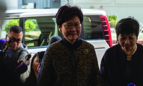 Hong Kong leadership favourite testifies in corruption trial