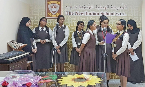 New Indian School Bahrain marked Dussehra