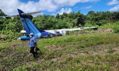 Several passengers injured as plane skids off Indonesia runway