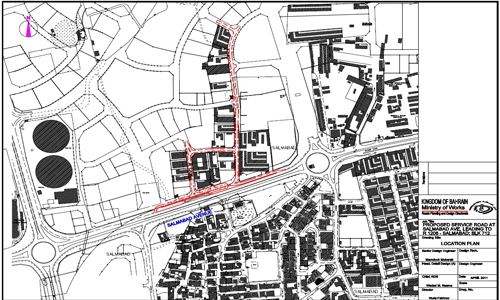 Salmabad service road work commences