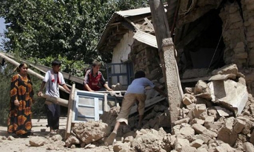 At least two dead in earthquake in Tajikistan