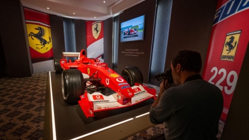 F1 legend Schumacher's 2003 winning Ferrari up for auction