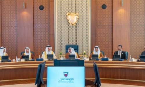 Weekly Cabinet Meeting Chaired by HRH Prince Salman bin Hamad Al Khalifa at Gudaibiya Palace