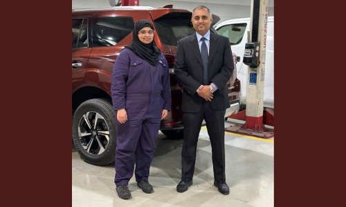 Nissan Bahrain welcomes first female Bahraini intern as car technician
