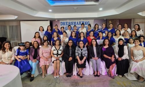 Filipino workers complete dressmaking training program