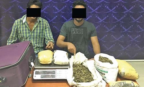 Asians arrested in Bahrain for smuggling marijuana