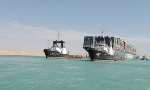 Experts begin probe into ship that blocked Suez Canal for a week