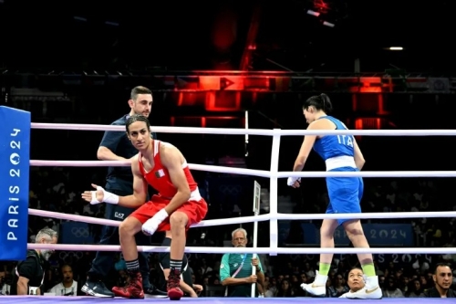 Algeria boxer in gender row wins in 46 seconds as Italian PM hits out