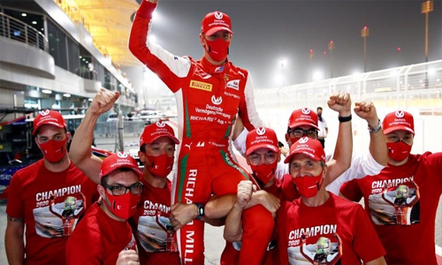 Schumacher wins F2 title in Bahrain