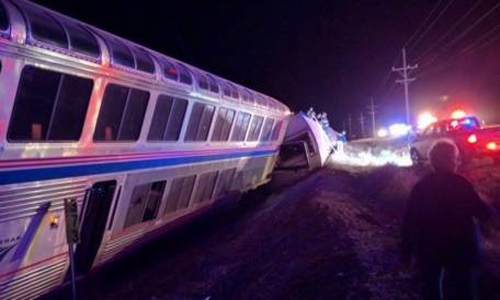 US train derails in Kansas, around 20 sent to hospital
