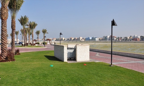 How much does it cost to build walkways in Bahrain?