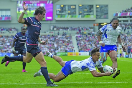 Samoa see off US challenge to get first win