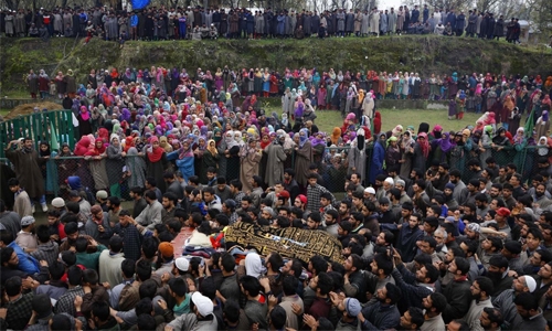 Clashes in Indian Kashmir after two militants killed