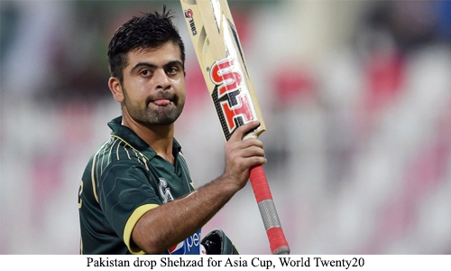 Pakistan drop Shehzad for Asia Cup, World Twenty20