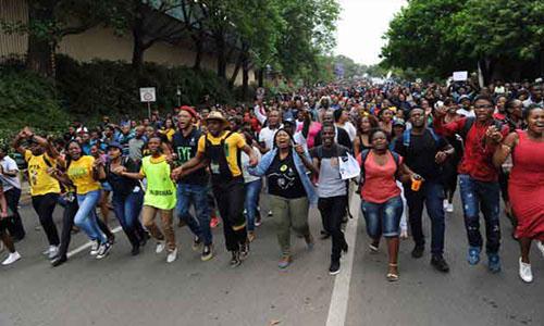 Student protests shut three top South African universities