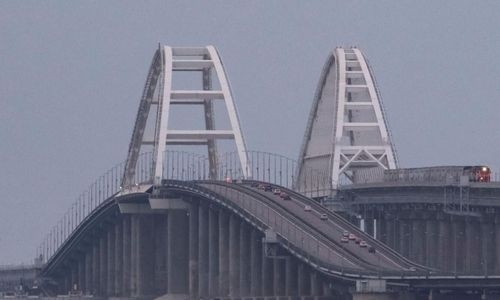 Russia says eight suspects arrested over Crimea bridge blasts