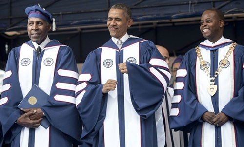 Obama tackles race in university address
