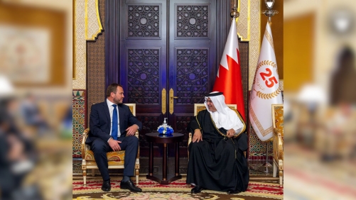 HRH the Crown Prince Meets Estonia's Foreign Minister to Strengthen Diplomatic Relations