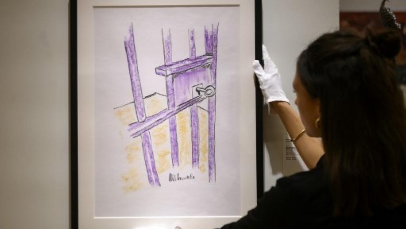 Mandela prison drawing goes under the hammer in US