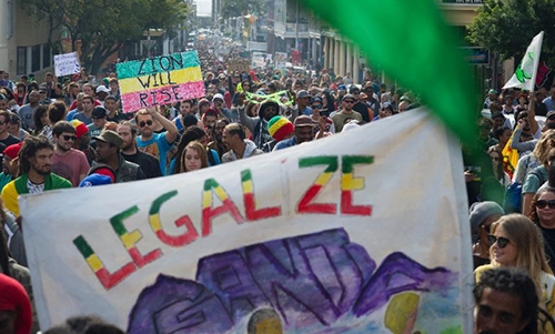 Thousands demand legalisation of cannabis in South Africa