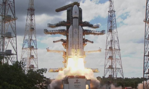 India launches rocket to land spacecraft on Moon