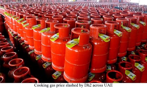 Cooking gas price slashed by Dh2 across UAE