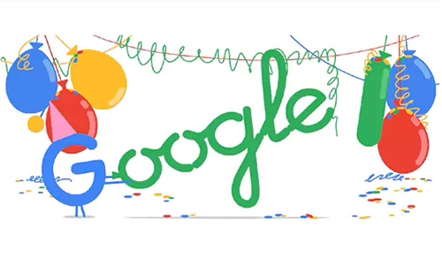 Google celebrates 18th birthday