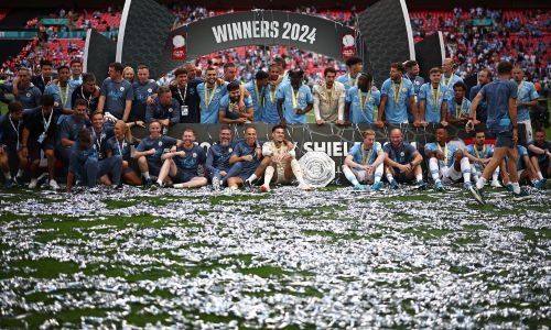 Man Utd 'hurting' as Man City take Community Shield on penalties