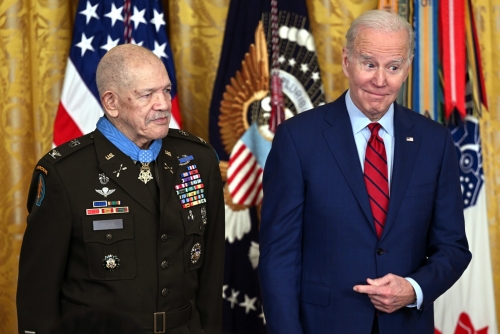 Biden awards Black veteran top honor 60 years after Vietnam ambush