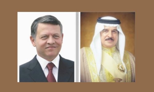 Bahrain greets Jordan King on silver jubilee)