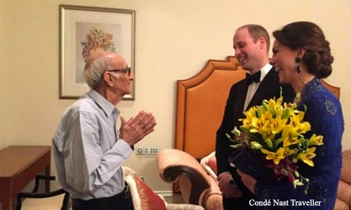 How a 93 yo restaurant owner managed to meet Prince William and Kate?