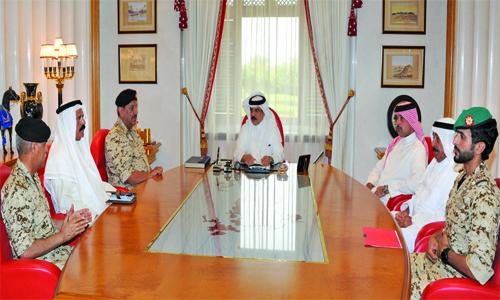 HM the King receives BDF Chief, senior officials 