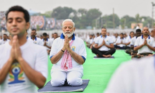 Yoga day 2019: PM Narendra Modi marks event in Ranchi