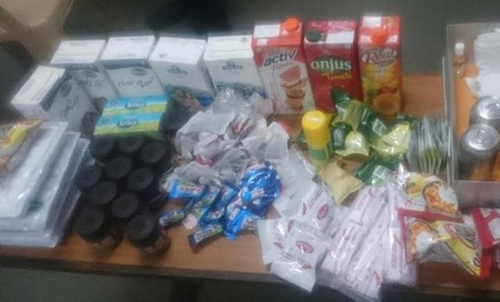 Airline crew member caught stealing in-flight food