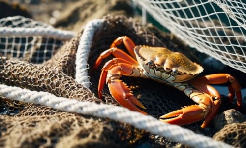 Held for illegal crab fishing in protected waters