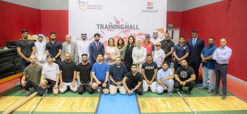 Shaikha Hayat visits weightlifting training ahead of Asian championship