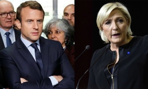 Macron, Le Pen face off as France elects president