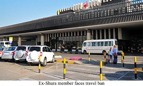 Ex-Shura member faces travel ban