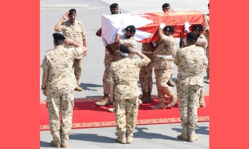 Bahrain bids tearful adieu to brave son