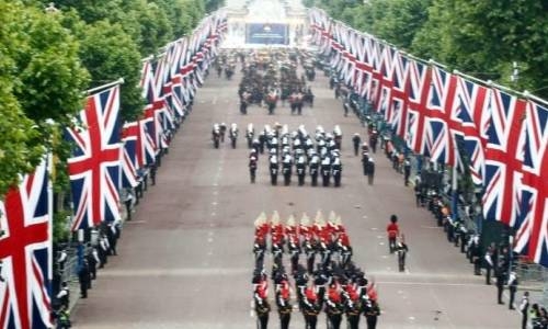 BDF Royal Guard Cavalry take part in Queen Elizabeth II’s platinum jubilee