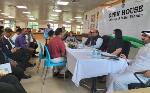 Indian Ambassador holds Open House;  calls on to follow new LMRA guidelines