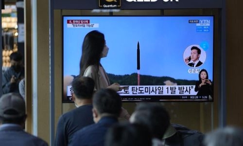North Korea fires suspected missile into sea