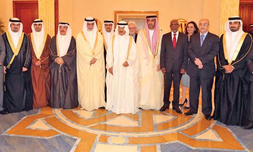 HRH Premier receives ITU award ceremony delegation	