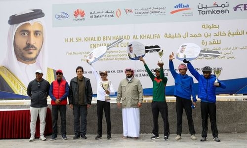 Al Enzy wins Khalid bin Hamad Endurance Cup for Private Stables