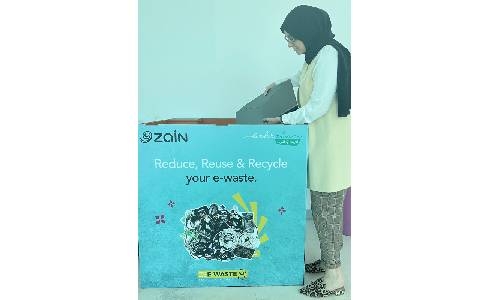Zain Bahrain’s Z-waste initiative in full swing