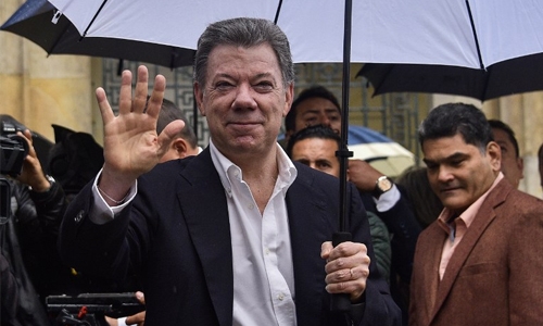 Colombian president wins Nobel Prize for peace 