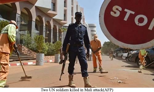 Two UN soldiers killed in Mali attack