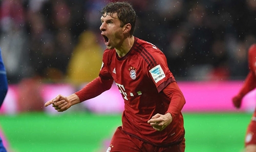 Mueller's brace rescues Bayern against Darmstadt