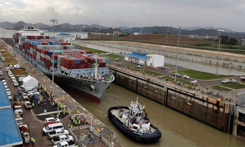 Newly expanded Panama Canal opens for bigger business